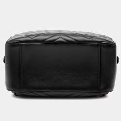 مملوكة مسبقًا Gucci Black Small GG Marmont Matelasse Leather Backpack