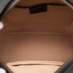 مملوكة مسبقًا Gucci Black Small GG Marmont Matelasse Leather Backpack