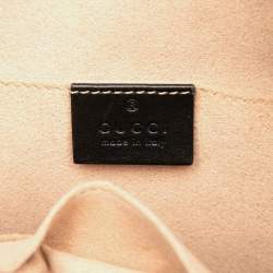 مملوكة مسبقًا Gucci Black Small GG Marmont Matelasse Leather Backpack