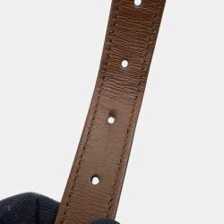 Pre Owned حقيبة غووتشي جاكي 1961 جلد GG سوبرم بطبعة هندسية بيج/بني/متعدد الألوان حجم صغير