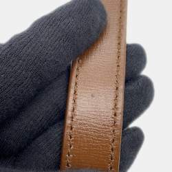 Pre Owned حقيبة غووتشي جاكي 1961 جلد GG سوبرم بطبعة هندسية بيج/بني/متعدد الألوان حجم صغير