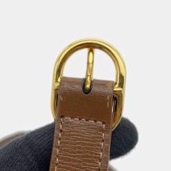 Pre Owned حقيبة غووتشي جاكي 1961 جلد GG سوبرم بطبعة هندسية بيج/بني/متعدد الألوان حجم صغير