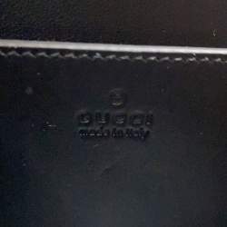 Pre Owned حقيبة يد غوتشي ديانا متوسطة جلد سوداء