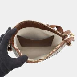 مملوكة مسبقًا حقيبة رسول غوتشي جي جي سوبريم جلد بني/بيج جي جي سوبريم