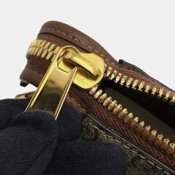 مملوكة مسبقًا حقيبة رسول غوتشي جي جي سوبريم جلد بني/بيج جي جي سوبريم