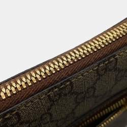 مملوكة مسبقًا حقيبة رسول غوتشي جي جي سوبريم جلد بني/بيج جي جي سوبريم