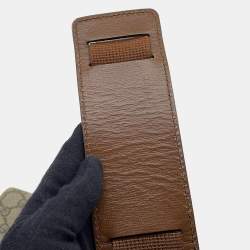 مملوكة مسبقًا حقيبة رسول غوتشي جي جي سوبريم جلد بني/بيج جي جي سوبريم