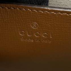 مملوك ة مسبقًا حقيبة رسول غوتشي جي جي سوبريم جلد بني/بيج جي جي سوبريم