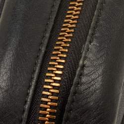 Pre Owned حقيبة كتف غوتشي مارمونت جي جي ميني جلد ماتيلاسيه أسود كاميرا