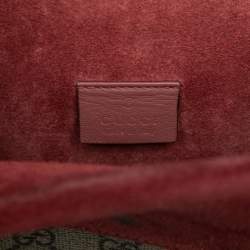 مملوكة مسبقًا Gucci Brown, Red Small GG Supreme Blooms Dionysus Crossbody