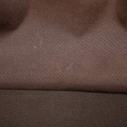 Pre Owned Gucci Beige/Brown GG Coated Canvas and Leather Shopper Tote