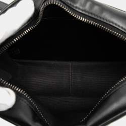 مملوكة مسبقًا Gucci Black Mini GG Marmont Matelasse Leather Monochrome Crossbody