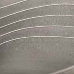 Pre Owned Gucci Grey Microguccissima Leather Flap Wallet on Strap