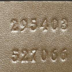 Pre Owned Gucci Emily Large Gold Guccissima Leather Chain Shoulder Bag