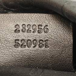 Pre Owned Gucci GG Twins Large Black Guccissima Leather Tote