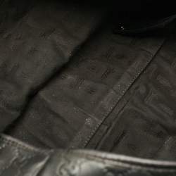 Pre Owned Gucci GG Twins Large Black Guccissima Leather Tote