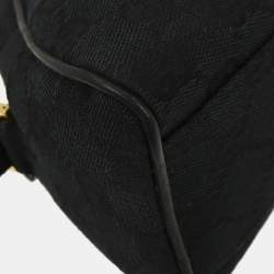 مملوكة مسبقًا Gucci GG Black Canvas Shoulder Bag