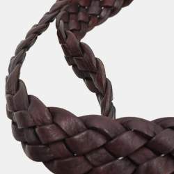 Pre Owned Gucci Brown Leather Tote Bag