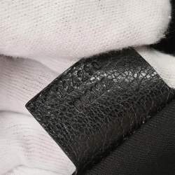 مملوكة مسبقًا حقيبة غوتشي هوبو جلد الخيزران سوداء