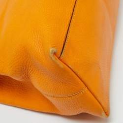 Pre Owned حقيبة كتف غوتشي سلسلة سوهو متوسطة جلد أصفر داكن