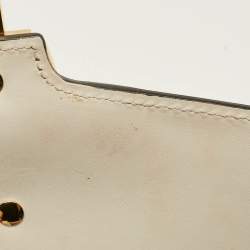 Pre Owned Gucci Sylvie Off White Small Leather Shoulder Bag