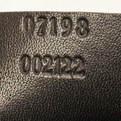 Pre Owned Gucci Boat Black GG Canvas and Leather Pochette