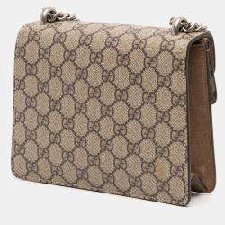Pre Owned Gucci Brown Small GG Supreme Dionysus Crossbody
