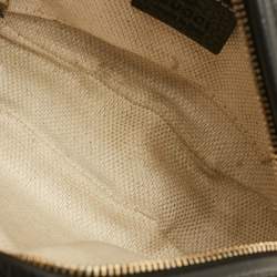 Pre Owned Gucci Soho Disco Mini Black Leather Chain Crossbody Bag