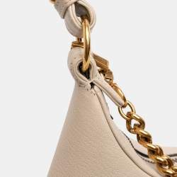Pre Owned Gucci White Small Calfskin Aphrodite Satchel