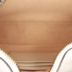 Pre Owned Gucci White Small Calfskin Aphrodite Satchel