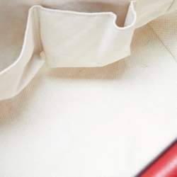 Pre Owned Gucci Swing Small Red Leather Tote