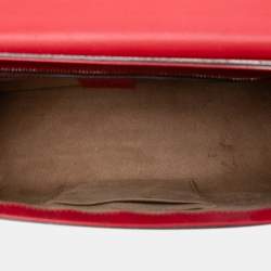 مملوكة مسبقًا حقيبة كتف غوتشي لوك GG سوبريم متوسطة بنية اللون مع قفل