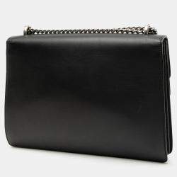 Pre Owned Gucci Black Medium Leather Dionysus Shoulder Bag