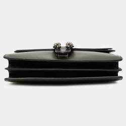 Pre Owned Gucci Black Medium Leather Dionysus Shoulder Bag