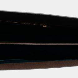 Pre Owned Gucci Brown Medium GG Supreme Web Ophidia Chain Shoulder Bag