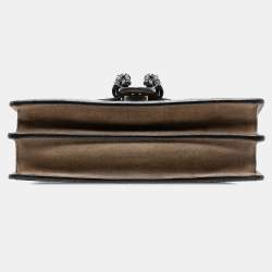 Pre Owned حقيبة كتف غوتشي دينوسيوس GG سوبريم متوسطة بنية اللون