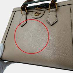 مملوكة مسبقًا Gucci Diana Small Leather Handbag/Shoulder Bag Beige