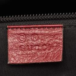 مملوكة مسبقًا Gucci Red GG Canvas and Leather Tote