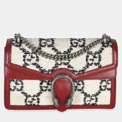Pre Owned Gucci Multicolor GG Tweed Monogram Small Dionysus Bag