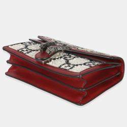 Pre Owned Gucci Multicolor GG Tweed Monogram Small Dionysus Bag