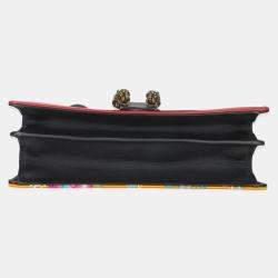 Pre Owned حقيبة غوتشي ديونيسوس يد علوية ميديوم توكيو ساتان جلد عجل بامبو ويب صفراء