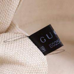 Pre Owned حقيبة ظهر غوتشي سلسلة سوهو جلد عجل محبب باللون الأحمر