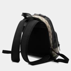Pre Owned Gucci Brown Small GG Supreme Eden Day Backpack
