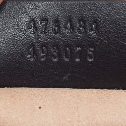 Pre Owned حقيبة حزام غوتشي جي جي مارمونت جلد ماتيلاسى أسود صغيرة