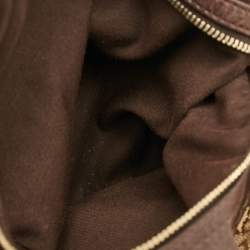 Pre Owned Gucci Charlotte Brown/Beige GG Canvas Hobo