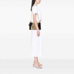 Pre Owned Gucci Brown Large GG Supreme Osiride Padlock Crossbody