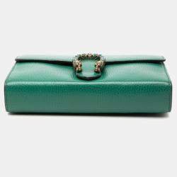 Pre Owned Gucci Leather Dionysus Wallet on Chain