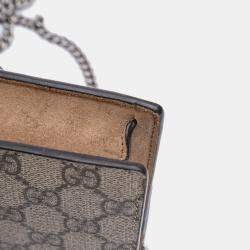 Pre Owned Gucci Brown Mini GG Supreme Dionysus Crossbody