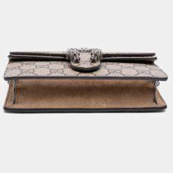 Pre Owned Gucci Brown Mini GG Supreme Dionysus Crossbody