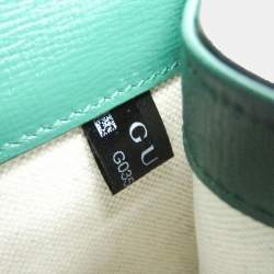 Pre Owned Gucci Dionysus 400249 Women's Leather Shoulder Bag Green